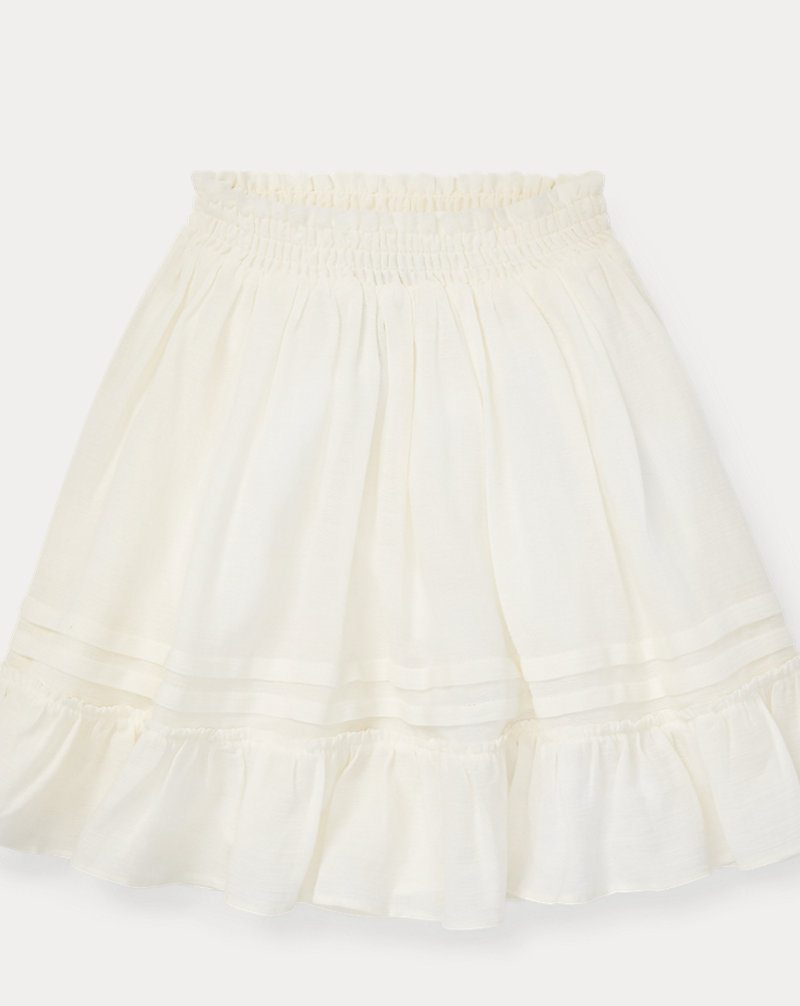 Ruffled Cotton-Blend Skirt Girls 2-6x 1