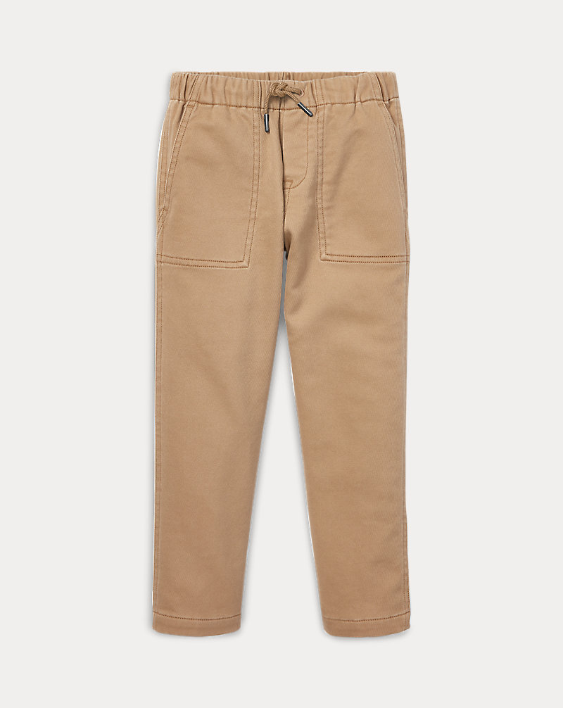 Tapered Stretch Cotton Pant Boys 2-7 1