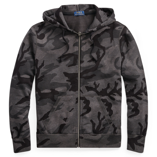 Camo Cotton Blend Hoodie for Men Ralph Lauren UK