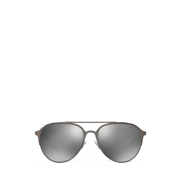 Mirrored Pilot Sunglasses Polo Ralph Lauren 1