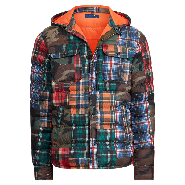 Polo ralph lauren hotsell patchwork puffer jacket
