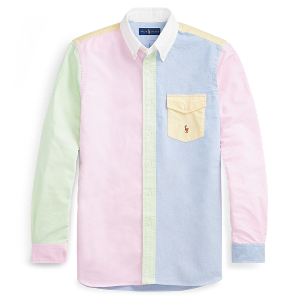 Polo Ralph Lauren Classic Fit Oxford Color-Block Shirt