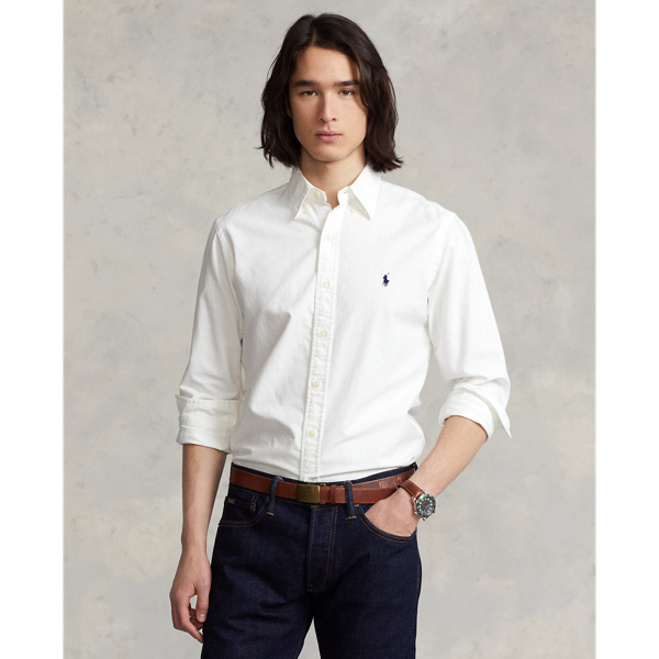 Garment-Dyed Oxford Shirt - All Fits