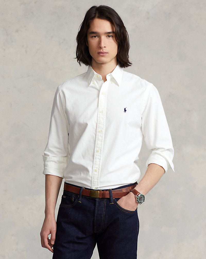 Classic Fit Garment-Dyed Oxford Shirt Polo Ralph Lauren 1