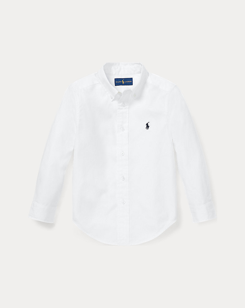 Custom Fit Cotton Oxford Shirt Boys 2-7 1