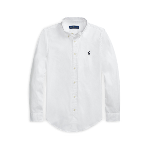 Camisa Oxford em algodão Custom Fit