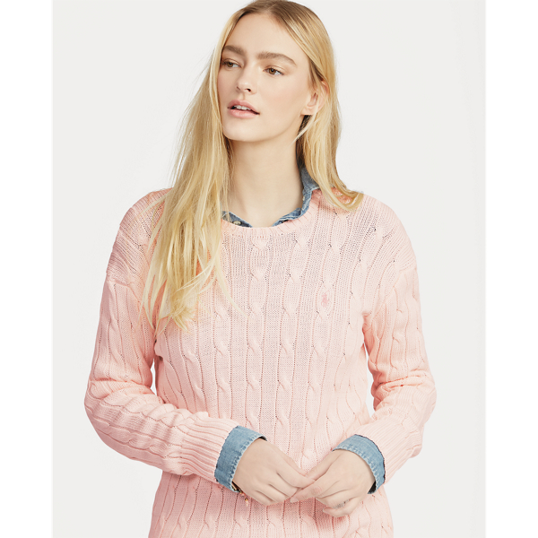 Pink Pony Cable Cotton Jumper Pink Pony 1