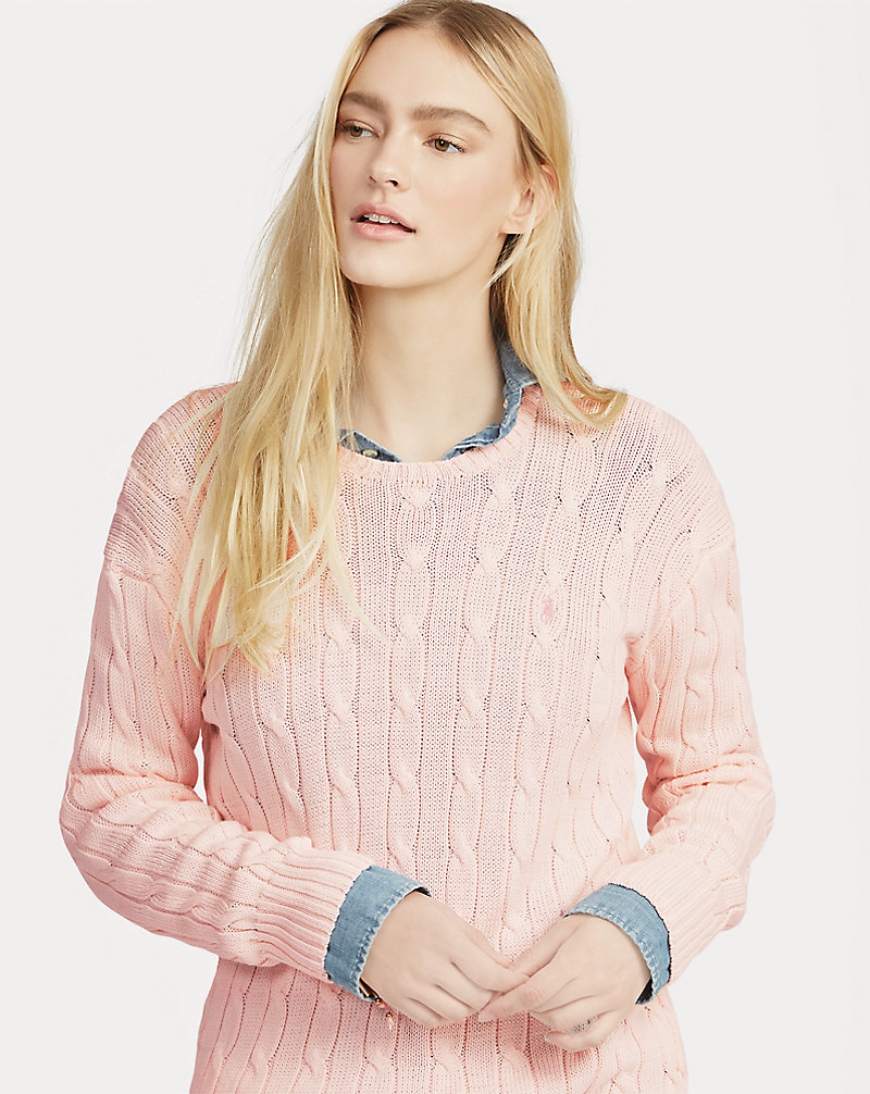 Pink Pony Cable Cotton Jumper Pink Pony 1