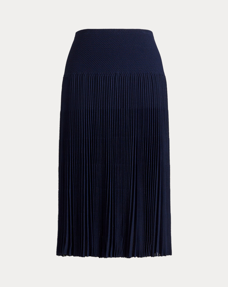Pleated Crepe Skirt Ralph Lauren Collection 1