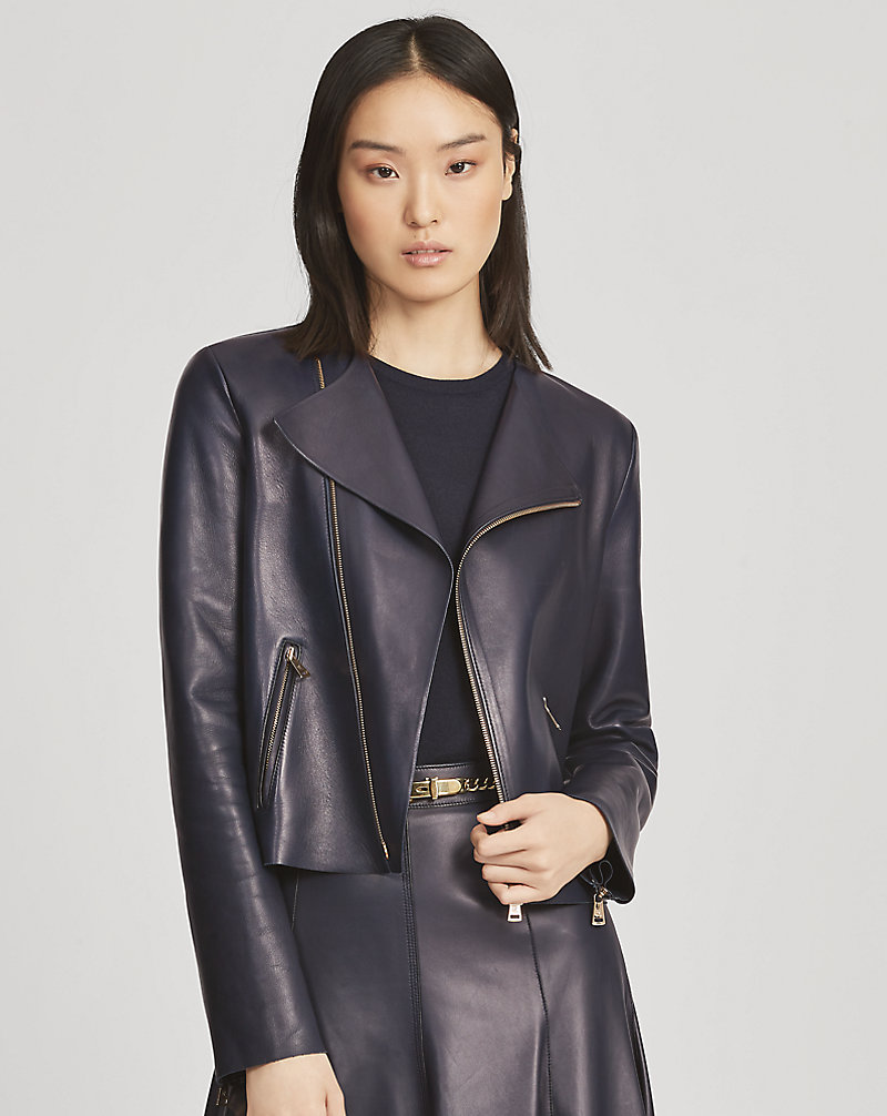 Landry Leather Jacket Ralph Lauren Collection 1