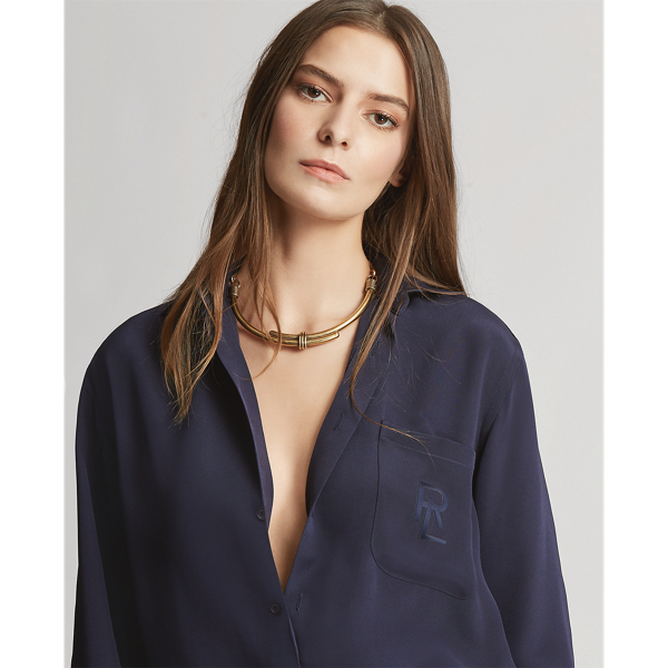 Eldridge Silk Shirt Ralph Lauren Collection 1