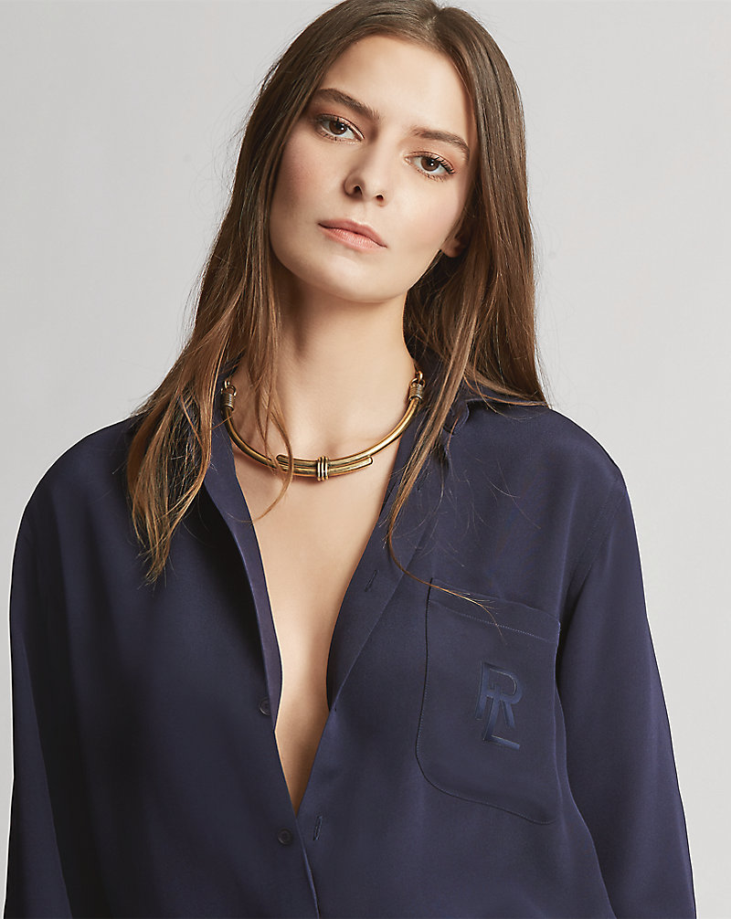 Eldridge Silk Shirt Ralph Lauren Collection 1