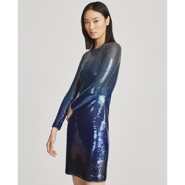 Neveah Sequinned Dress Ralph Lauren Collection 1