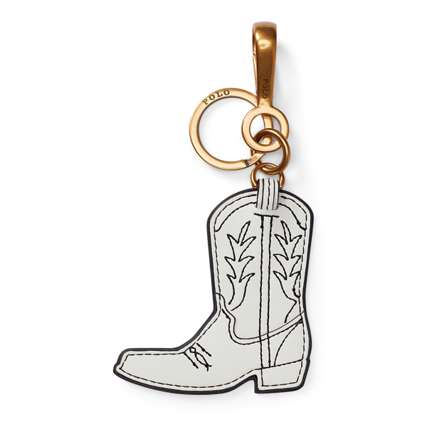 Leather Cowboy Boot Key Chain