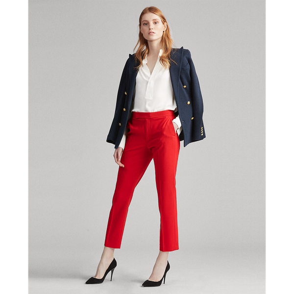 Wool-Blend Straight Trouser Polo Ralph Lauren 1
