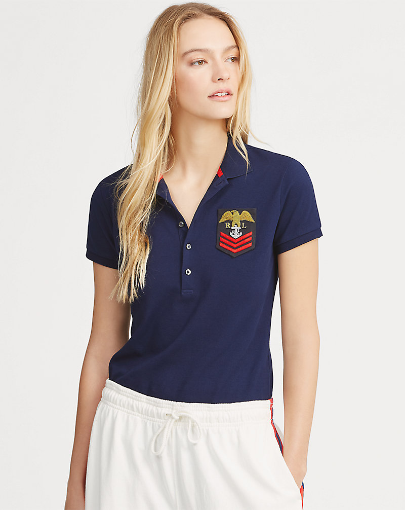 Slim Fit Crest Polo Shirt Polo Ralph Lauren 1