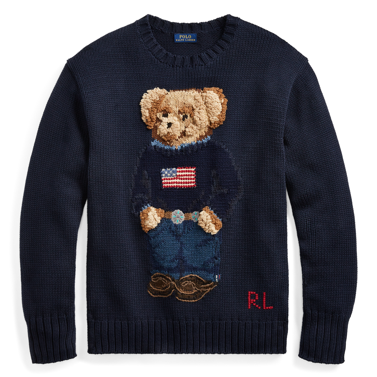 Polo Bear Cotton Sweater