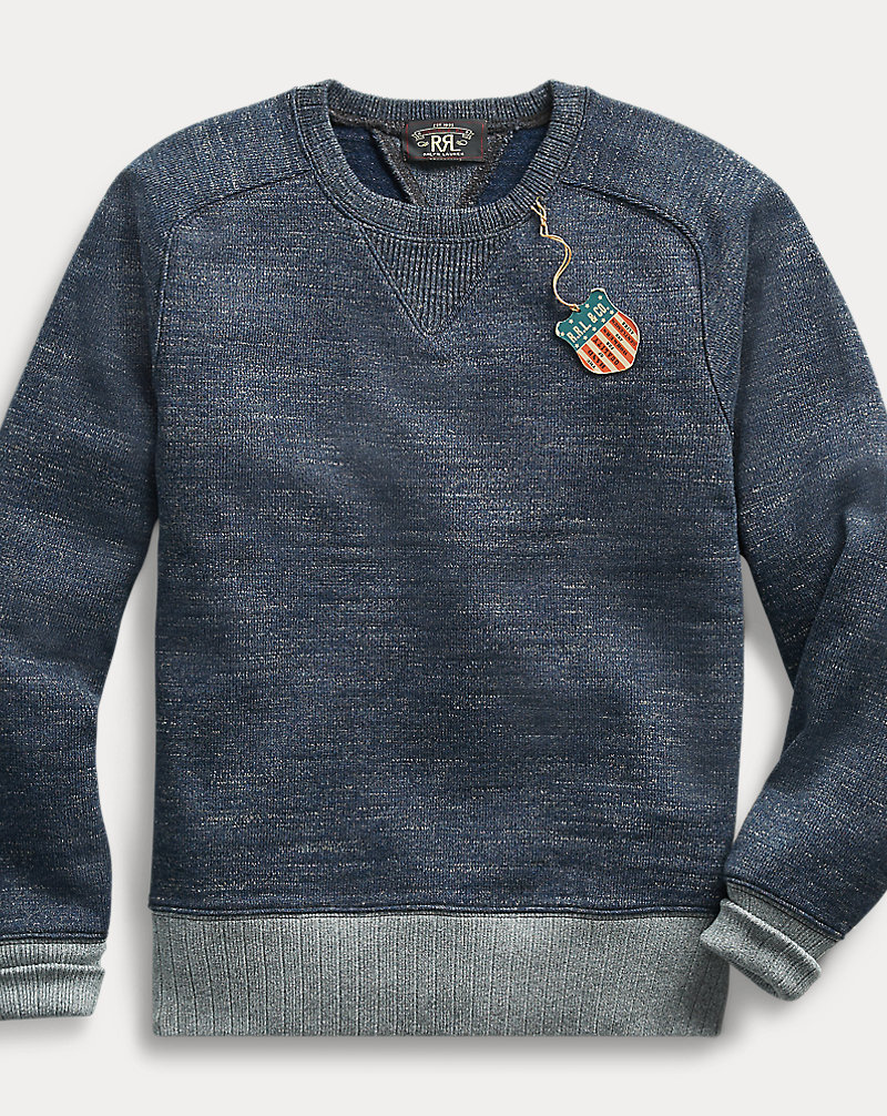 Cotton-Wool Crewneck Sweater RRL 1