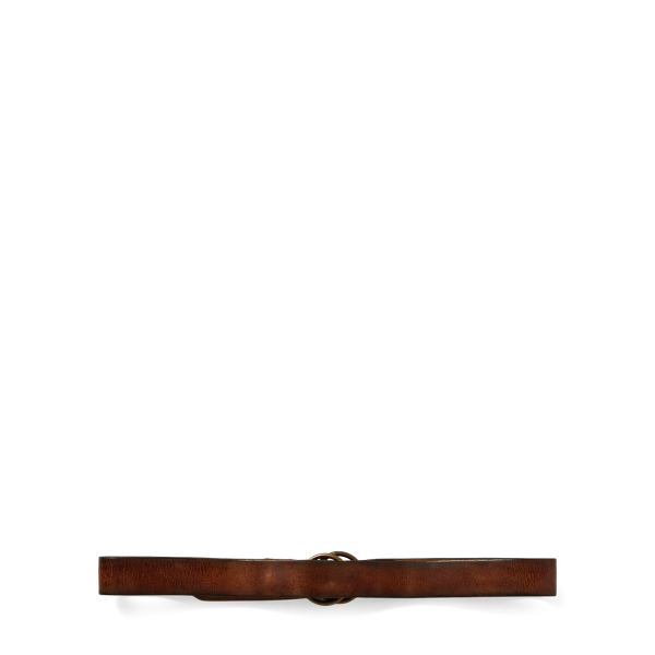 RRL Distressed Leather Belt 3