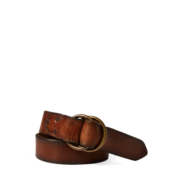 Distressed Leather Belt for Men Ralph Lauren UK