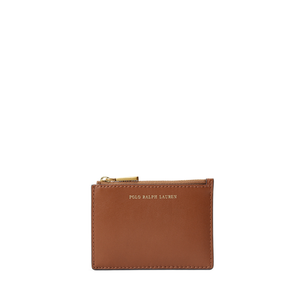 Leather Zip Card Case Polo Ralph Lauren 1