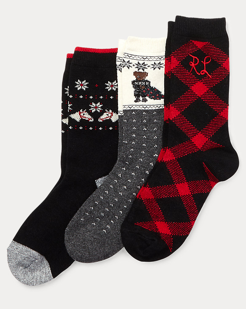 Holiday Sock 3-Pack Gift Set Polo Ralph Lauren 1