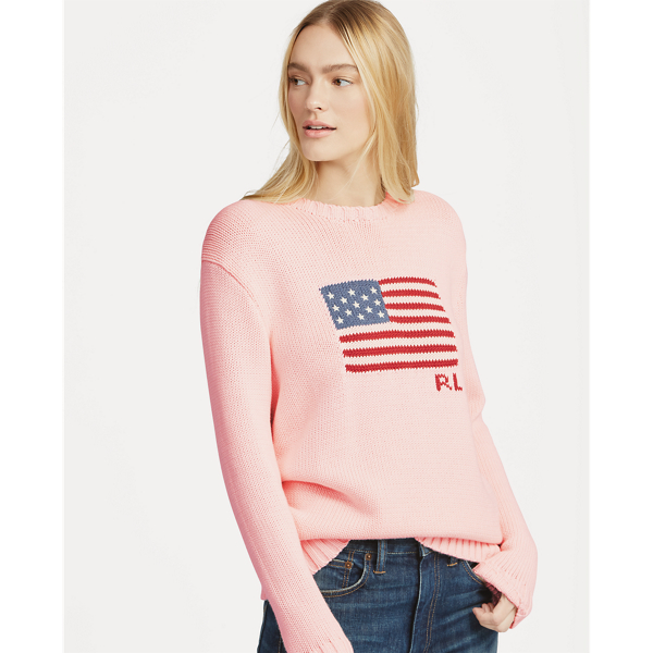 Pink Pony Flag Cotton Jumper Pink Pony 1