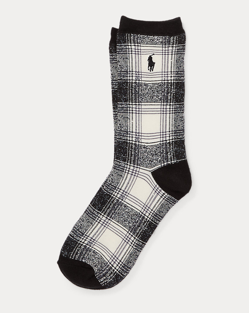 Ombré Plaid Trouser Sock Polo Ralph Lauren 1