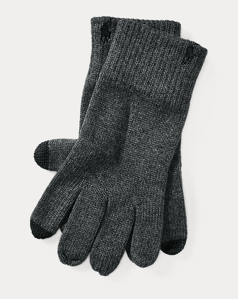 Cotton-Blend Touch Gloves Polo Ralph Lauren 1