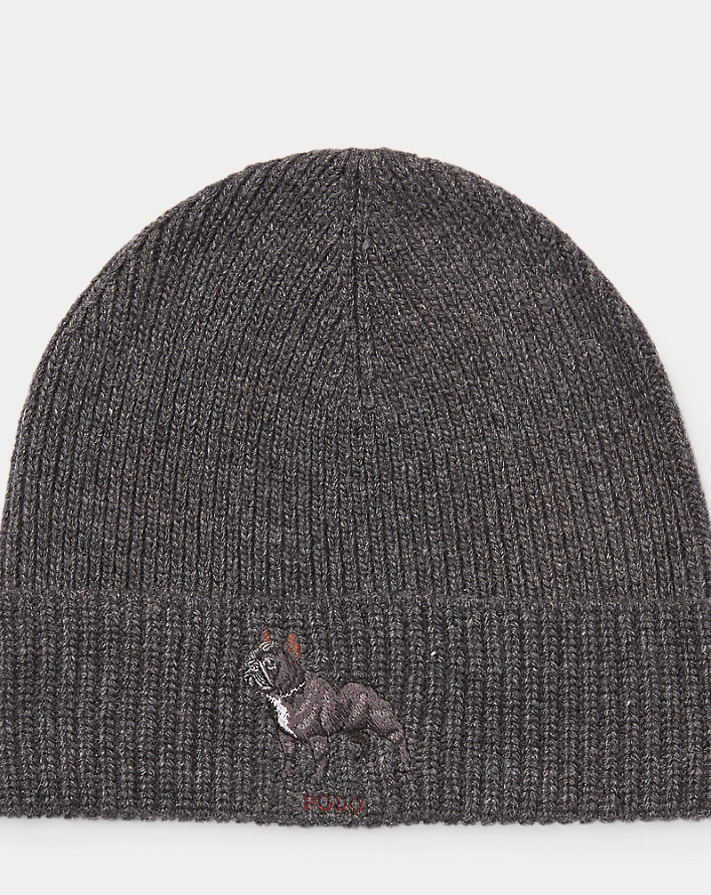 Bulldog Knit Hat Polo Ralph Lauren 1