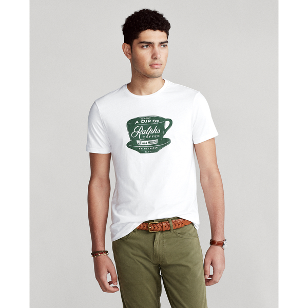 Custom Slim Fit Ralph&#39;s Coffee T-Shirt
