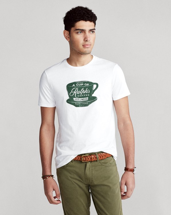 Custom Slim Fit Ralph&#39;s Coffee T-Shirt