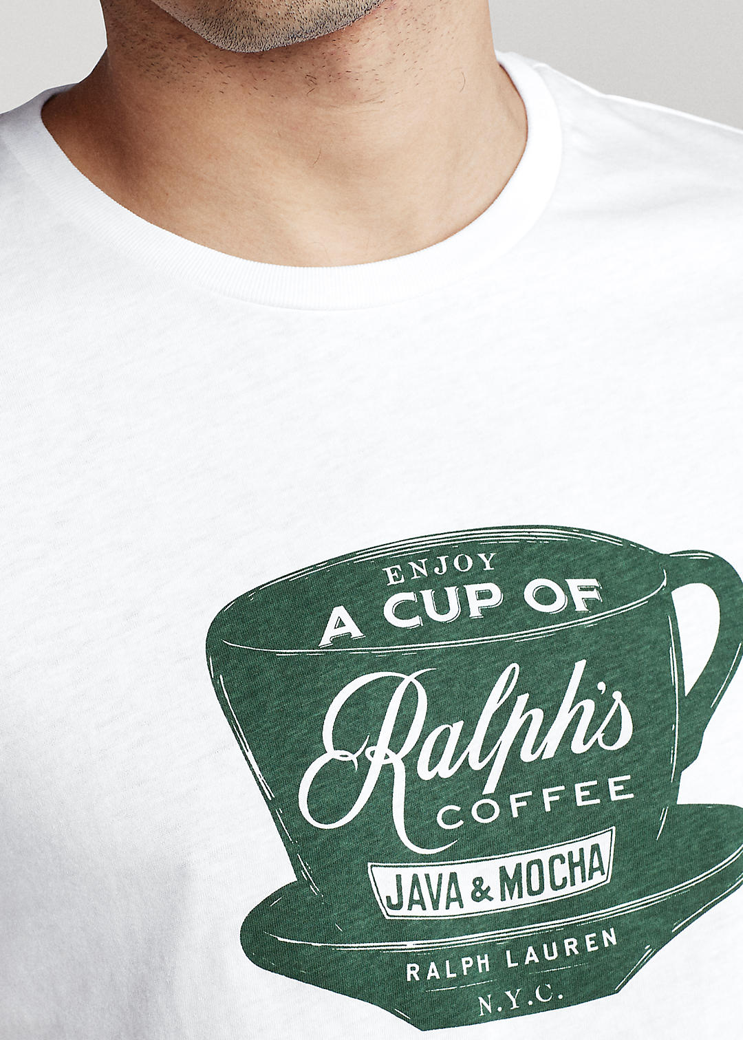 Polo Ralph Lauren Custom Slim Fit Ralph&#39;s Coffee T-Shirt 5