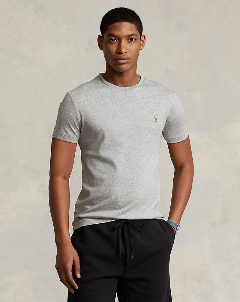 T-shirt coupe ajustée en coton doux Polo Ralph Lauren 1