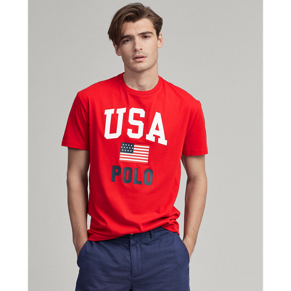 Classic Fit Cotton Graphic Tee Polo Ralph Lauren 1