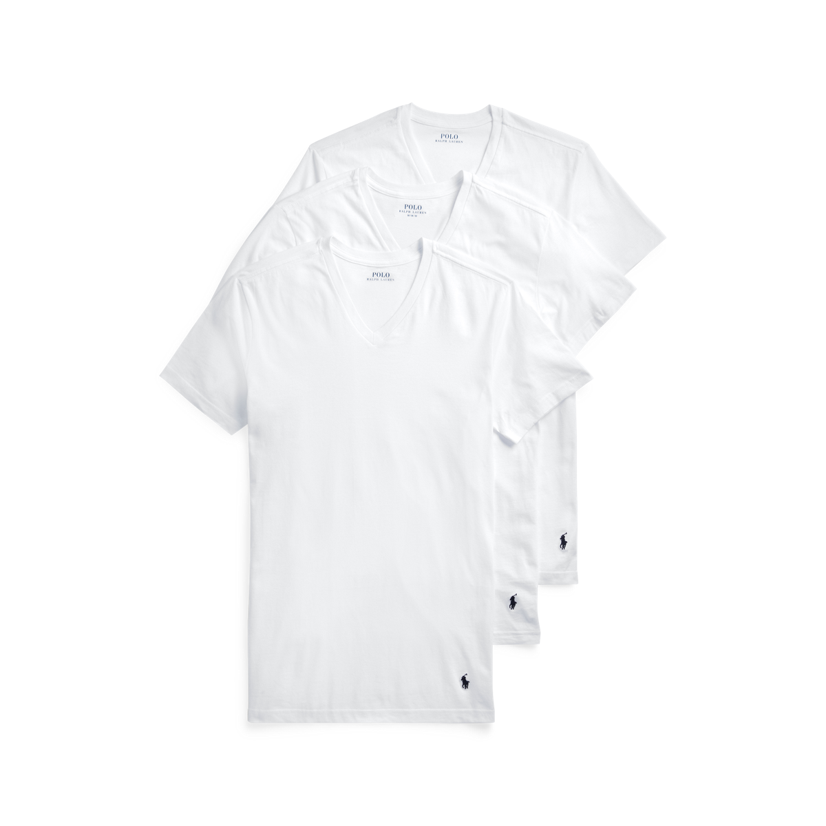 Slim V Neck Undershirt 3 Pack
