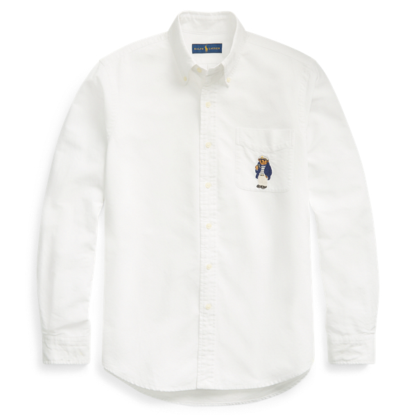 Classic Fit Bear Oxford Shirt for Men Ralph Lauren TR