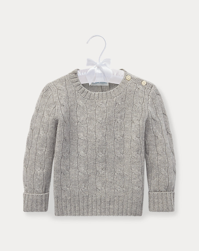 The Iconic Cable-Knit Cashmere Jumper Baby 1