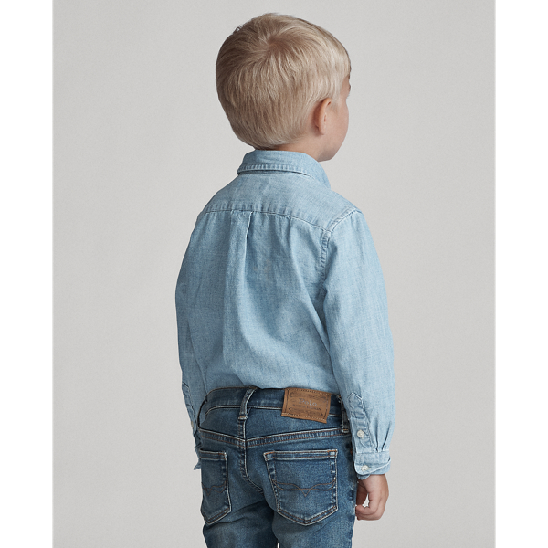 Boys 2-7 Cotton Chambray Shirt 4