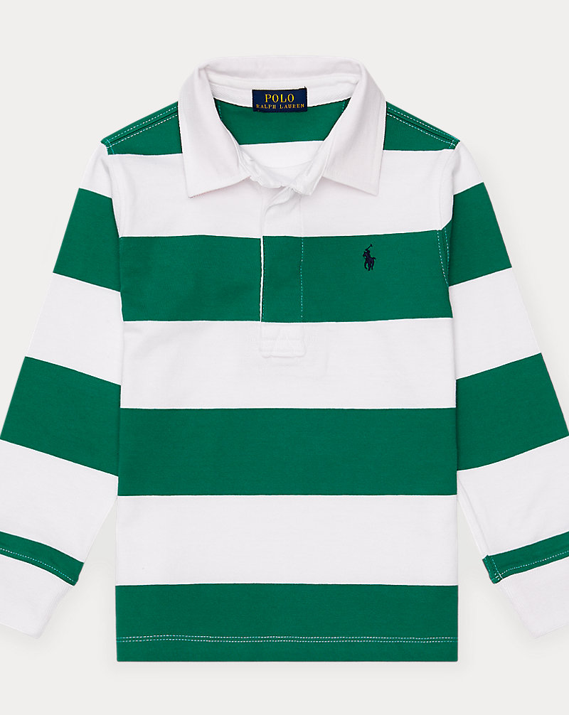 Striped Cotton Rugby Shirt BOYS 1.5-6 YEARS 1