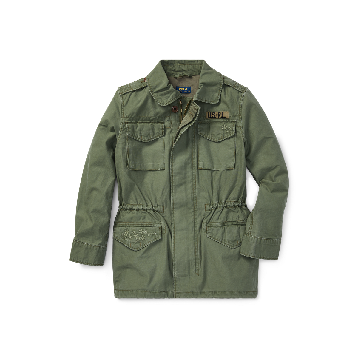 Polo ralph lauren twill on sale military jacket