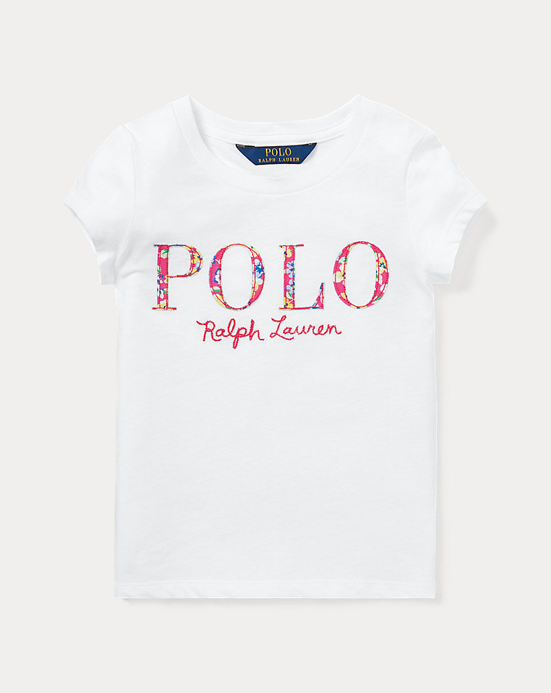Floral Polo Jersey T-Shirt GIRLS 1.5-6.5 YEARS 1