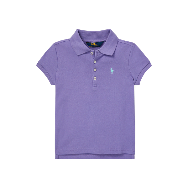 Cotton Mesh Polo Shirt GIRLS 1.5-6.5 YEARS 1