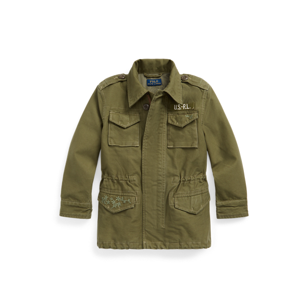 Cotton Twill Surplus Jacket GIRLS 1.5-6.5 YEARS 1