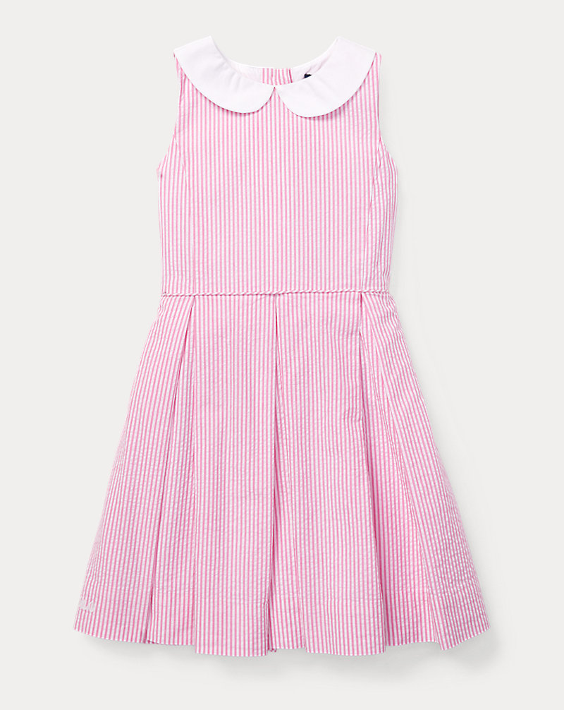 Seersucker Fit-and-Flare Dress GIRLS 1.5-6.5 YEARS 1