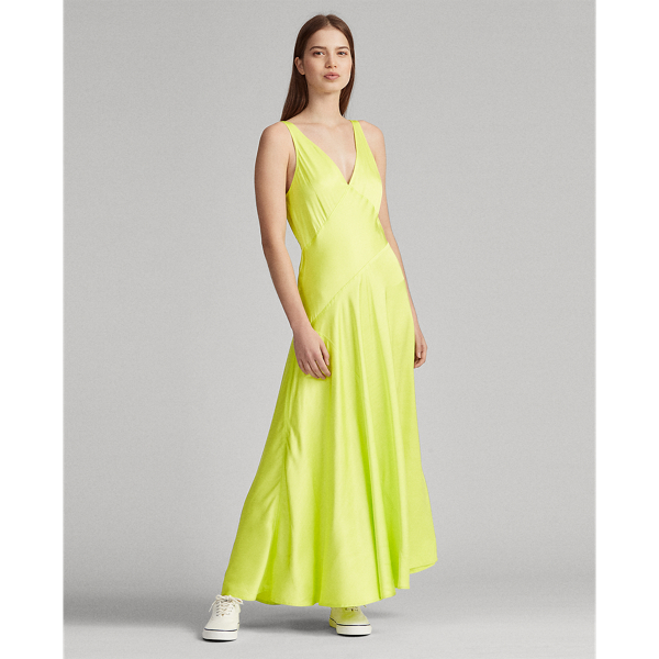 Long dress deals satin polos