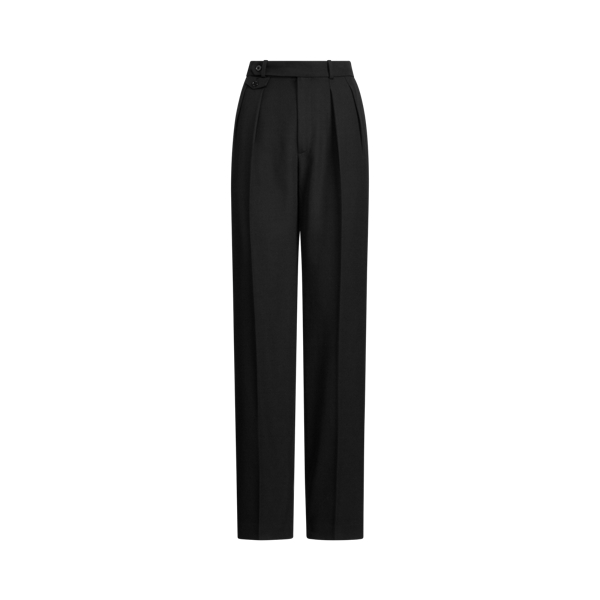 Tuxedo-Stripe Wool Trouser for Women | Ralph Lauren® UK