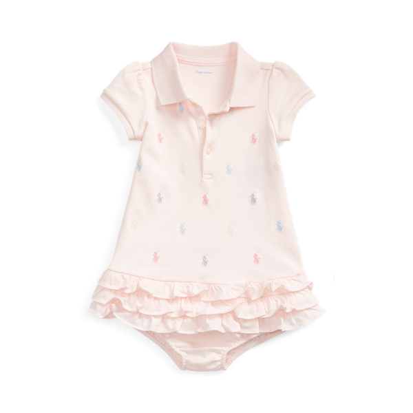 Ruffled Polo Dress & Bloomer