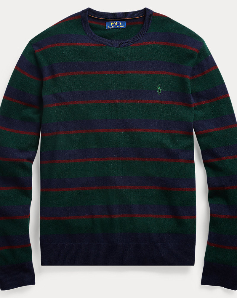 Striped Merino Wool Sweater Big & Tall 1