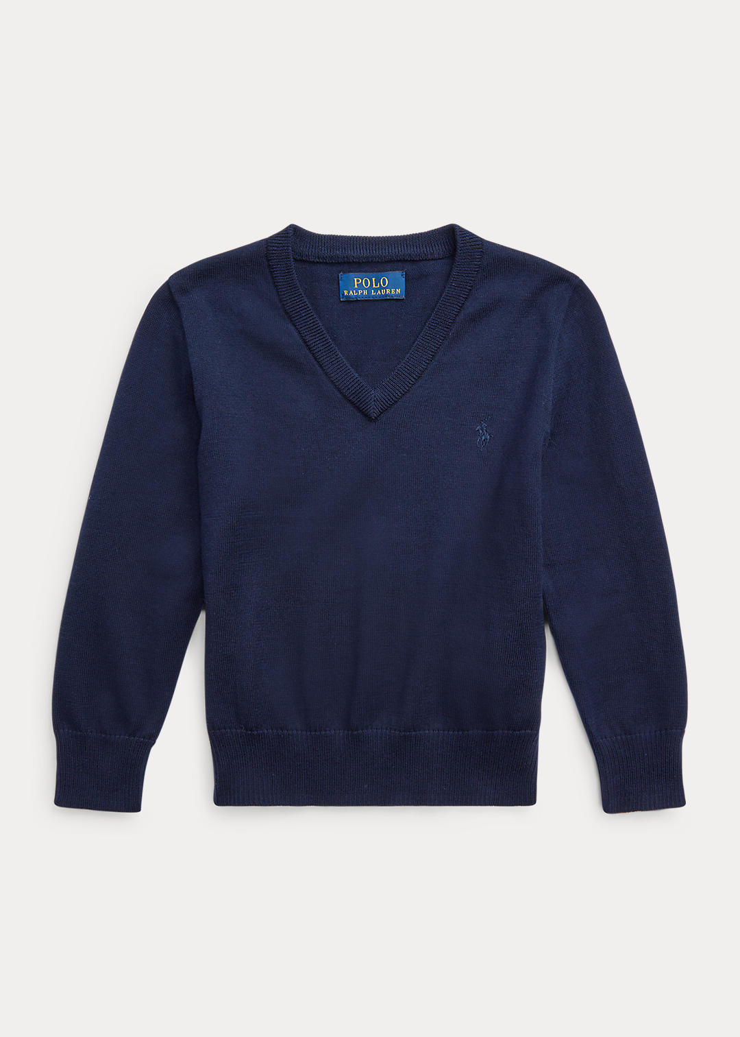 Cotton V-Neck Sweater